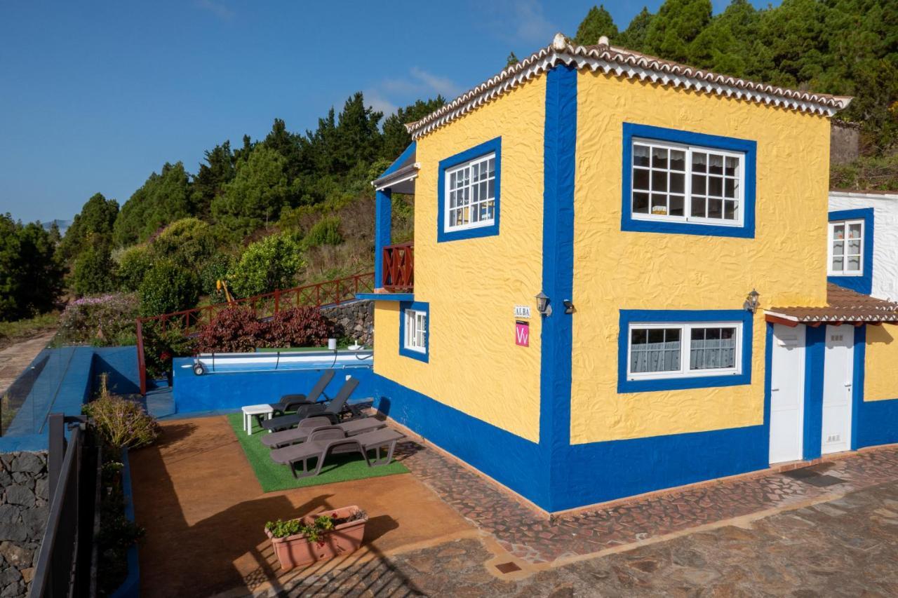 Casa Alba, Casa Rural Con Piscina-Spa Climatizada Hasta 34º Gratuito Y Vistas Al Mar Puntallana Exteriör bild
