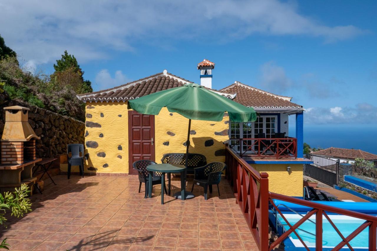 Casa Alba, Casa Rural Con Piscina-Spa Climatizada Hasta 34º Gratuito Y Vistas Al Mar Puntallana Exteriör bild