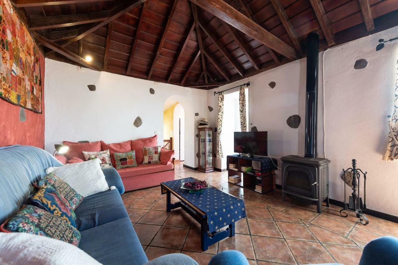 Casa Alba, Casa Rural Con Piscina-Spa Climatizada Hasta 34º Gratuito Y Vistas Al Mar Puntallana Exteriör bild